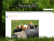 Tablet Screenshot of deutschfamilyfarm.com